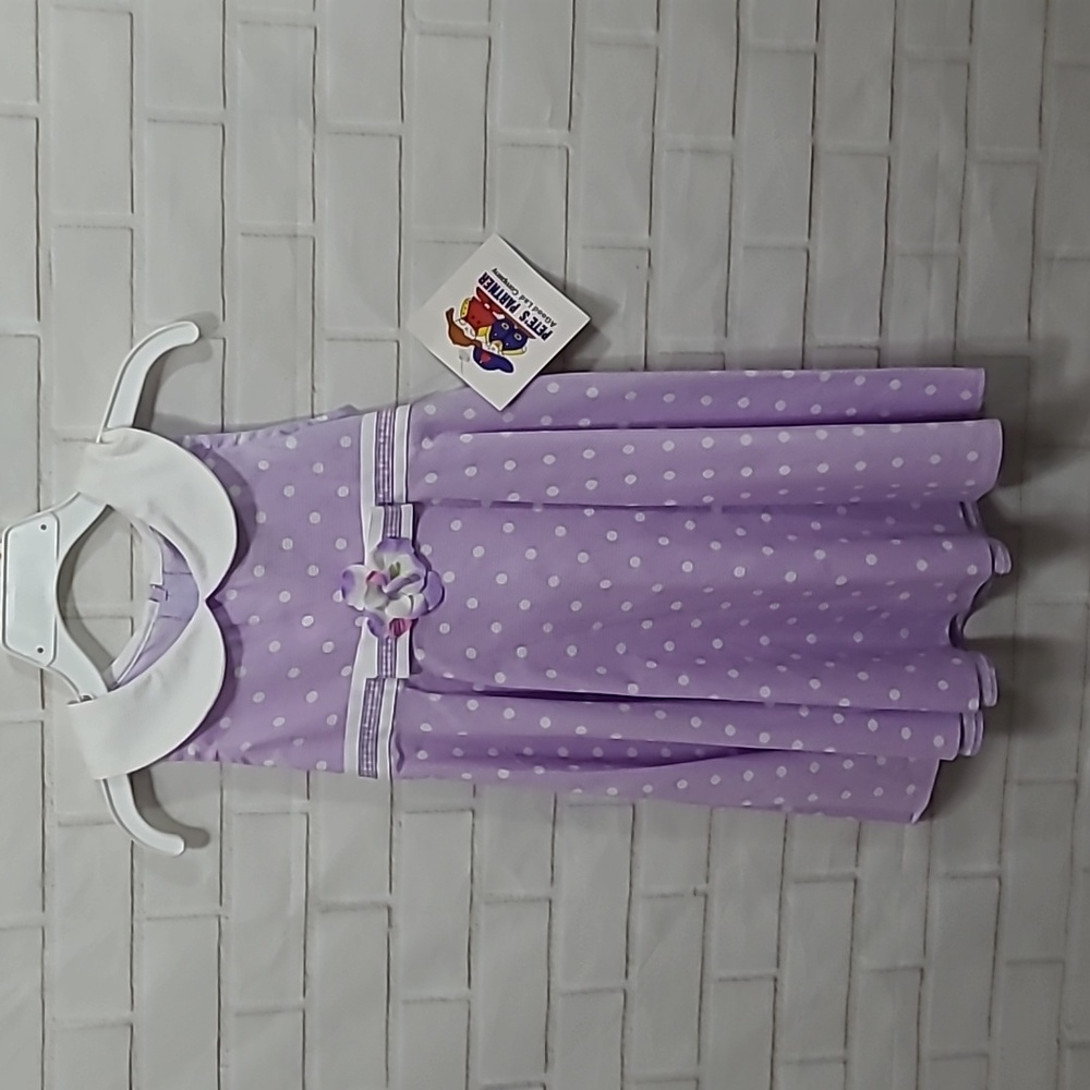 NWT GIRLS Pale purple Pete's Partner Dress